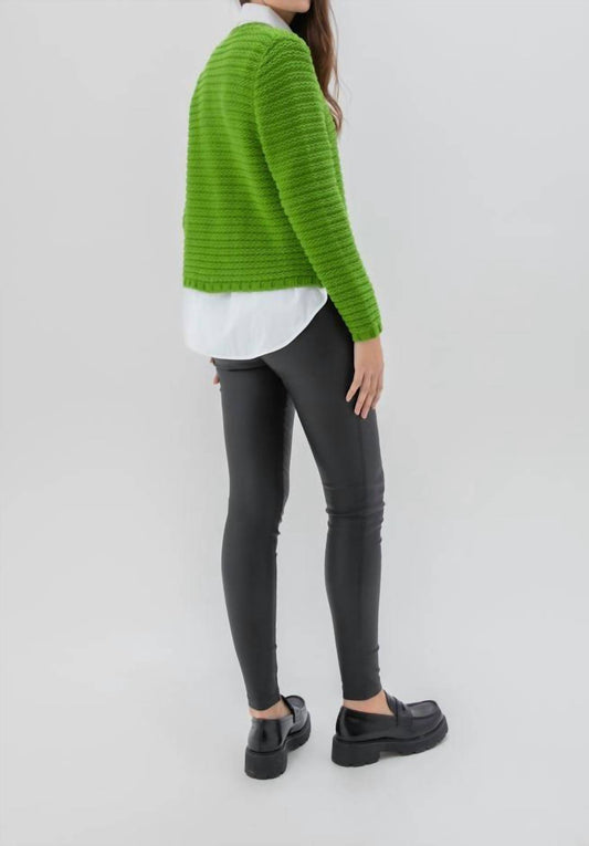 Marble - Textured Long Sleeves Cardigan