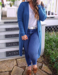 Jess Lea - Go-to Ribbed Duster Cardigan