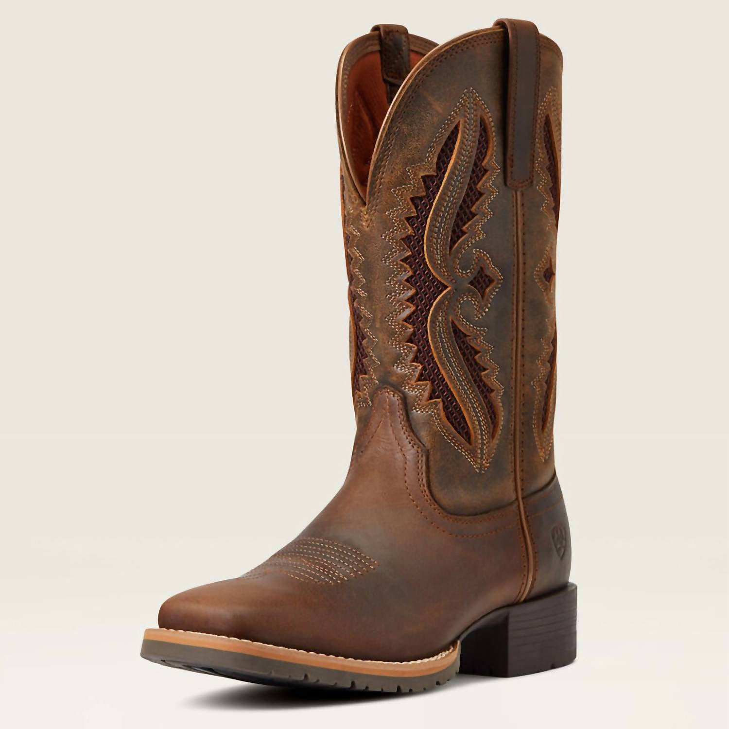 ARIAT Women's Hybrid Rancher Venttek 360 Western Boots in distressed tan truffle - women's shoe - view 4