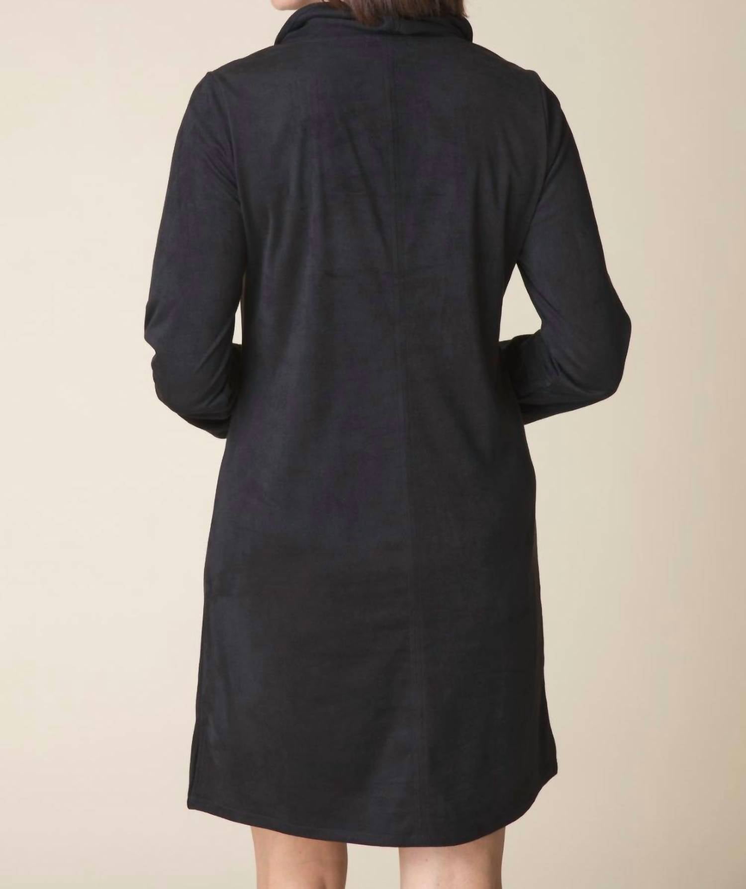 Habitat - Stretch Faux Suede Easy Pocket Dress