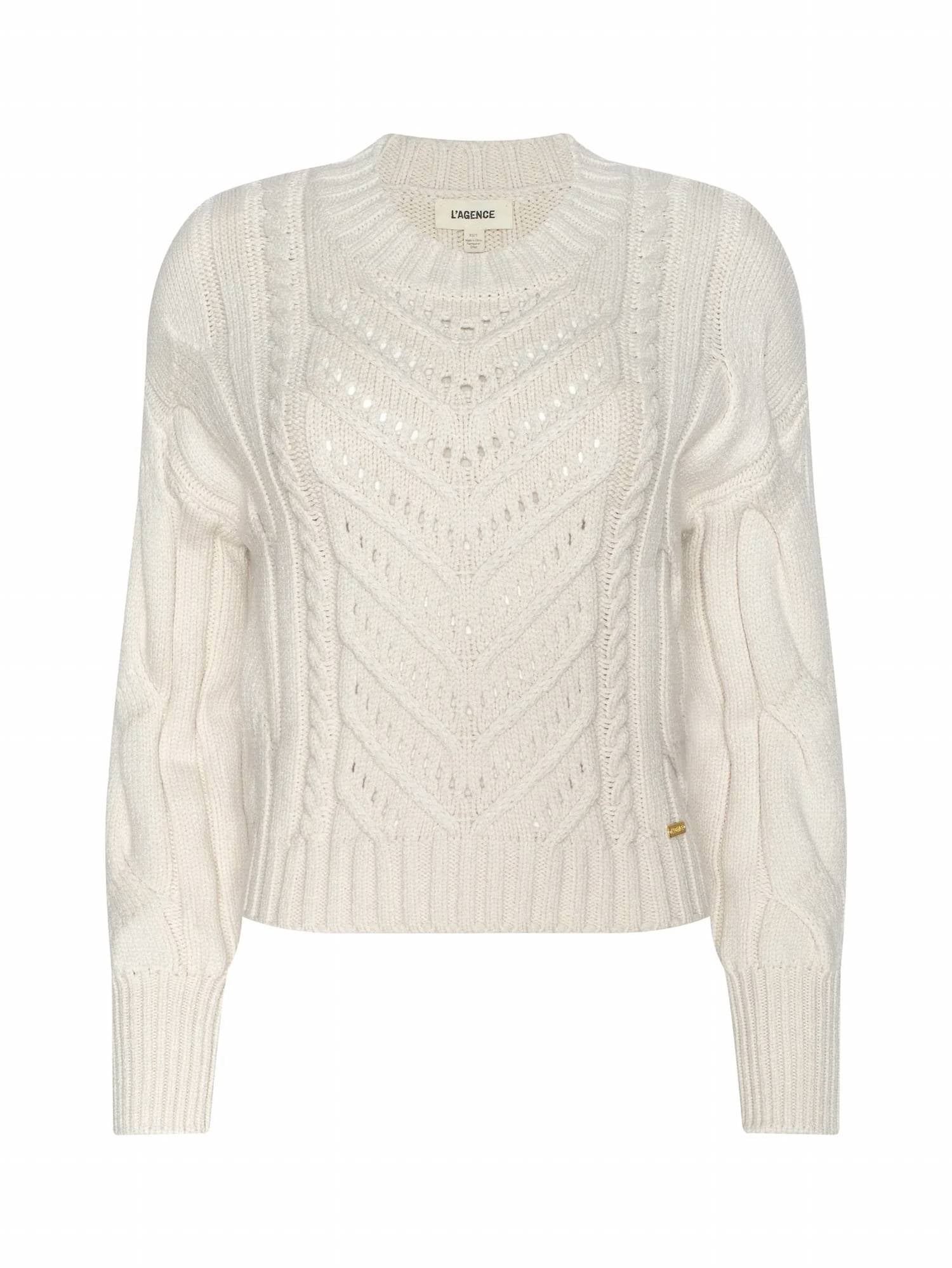 L'Agence - Storm Cable Knit Sweater