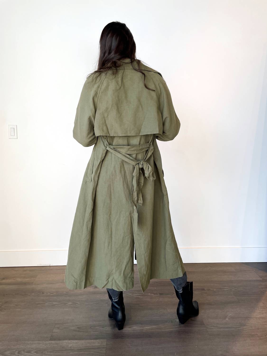 In-Loom - Jennifer Longline Belted Trench Coat