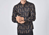 Eight X - Athenian Golden Vine Button Down Shirt