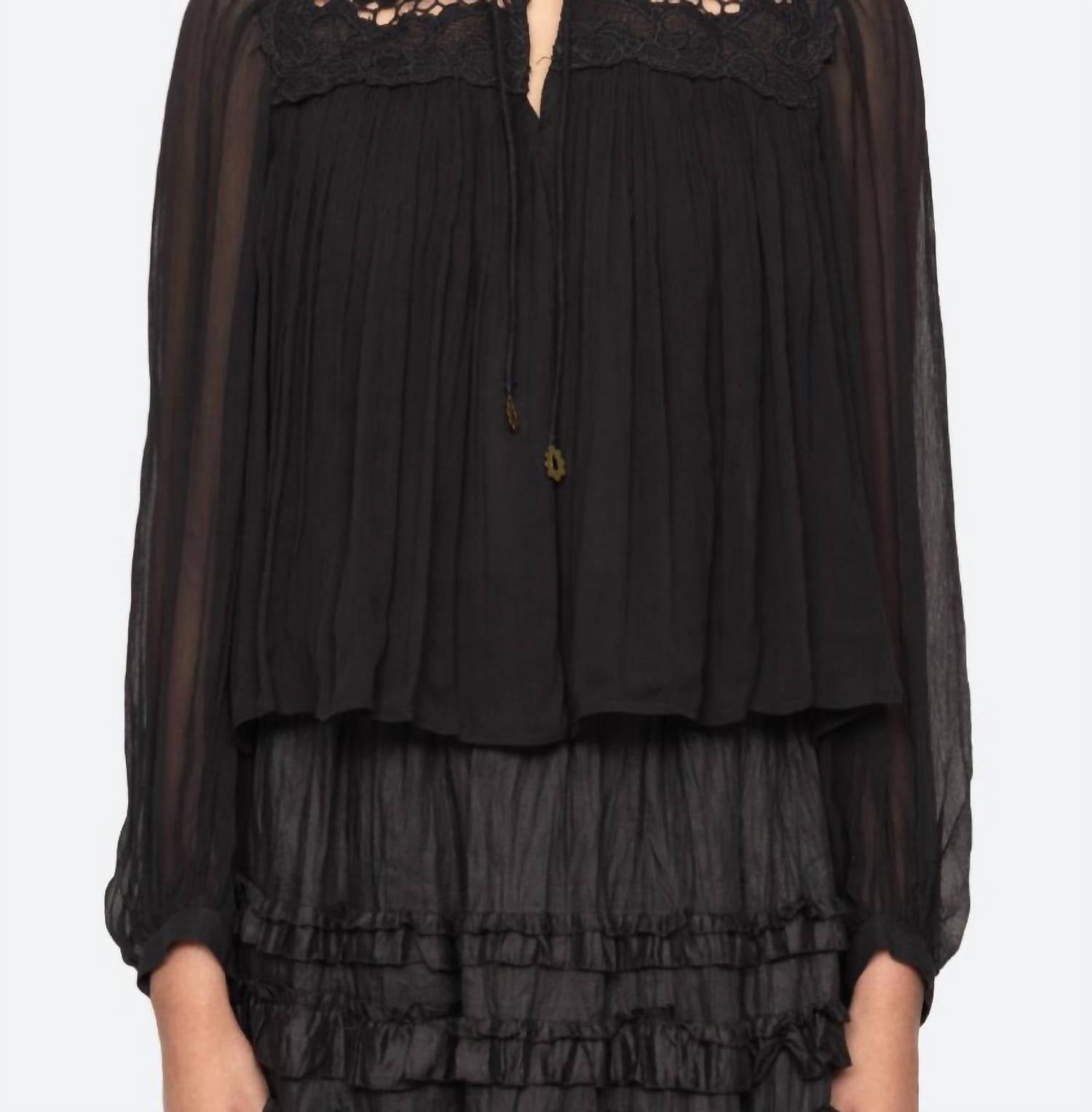Sea - Daphne Lace Long Sleeve Top