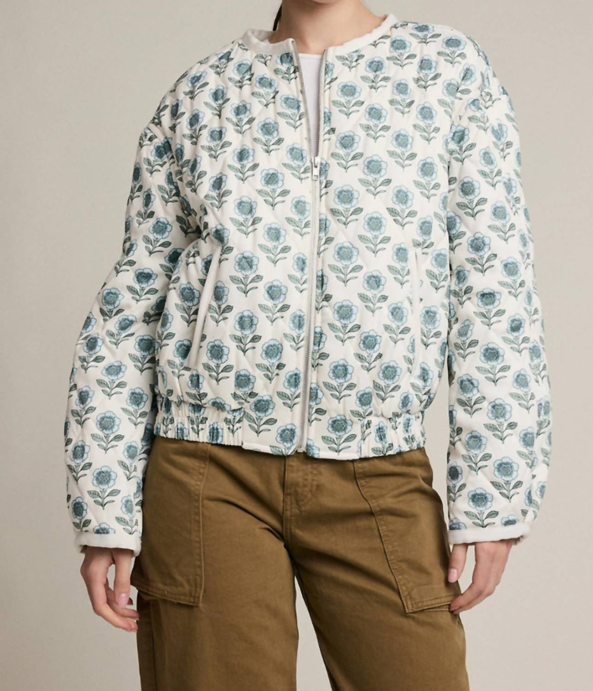 Raisonnel - Floral Quilt Jacket