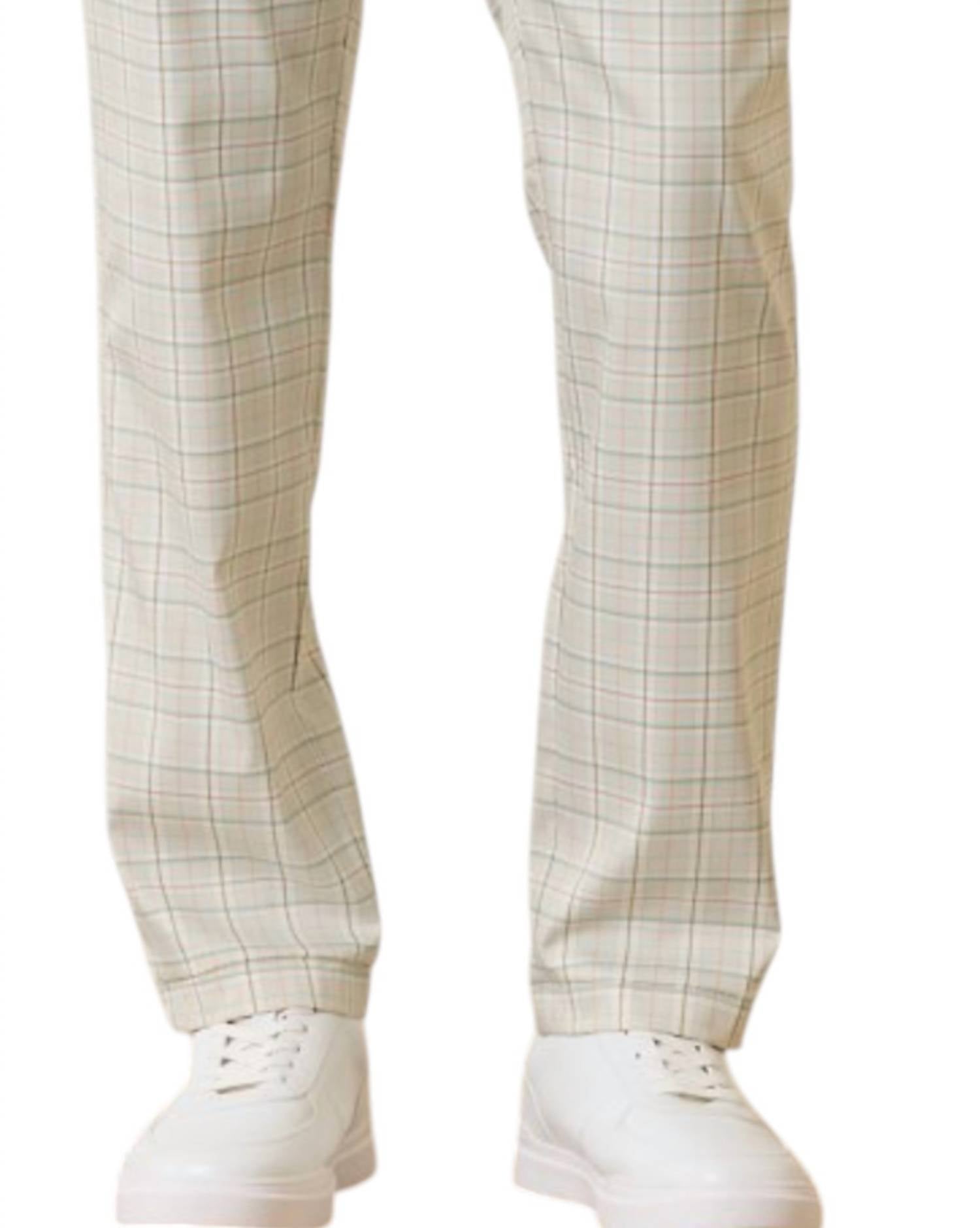 Tommy Bahama - Island Zone Fairway Plaid Flat Front Pants