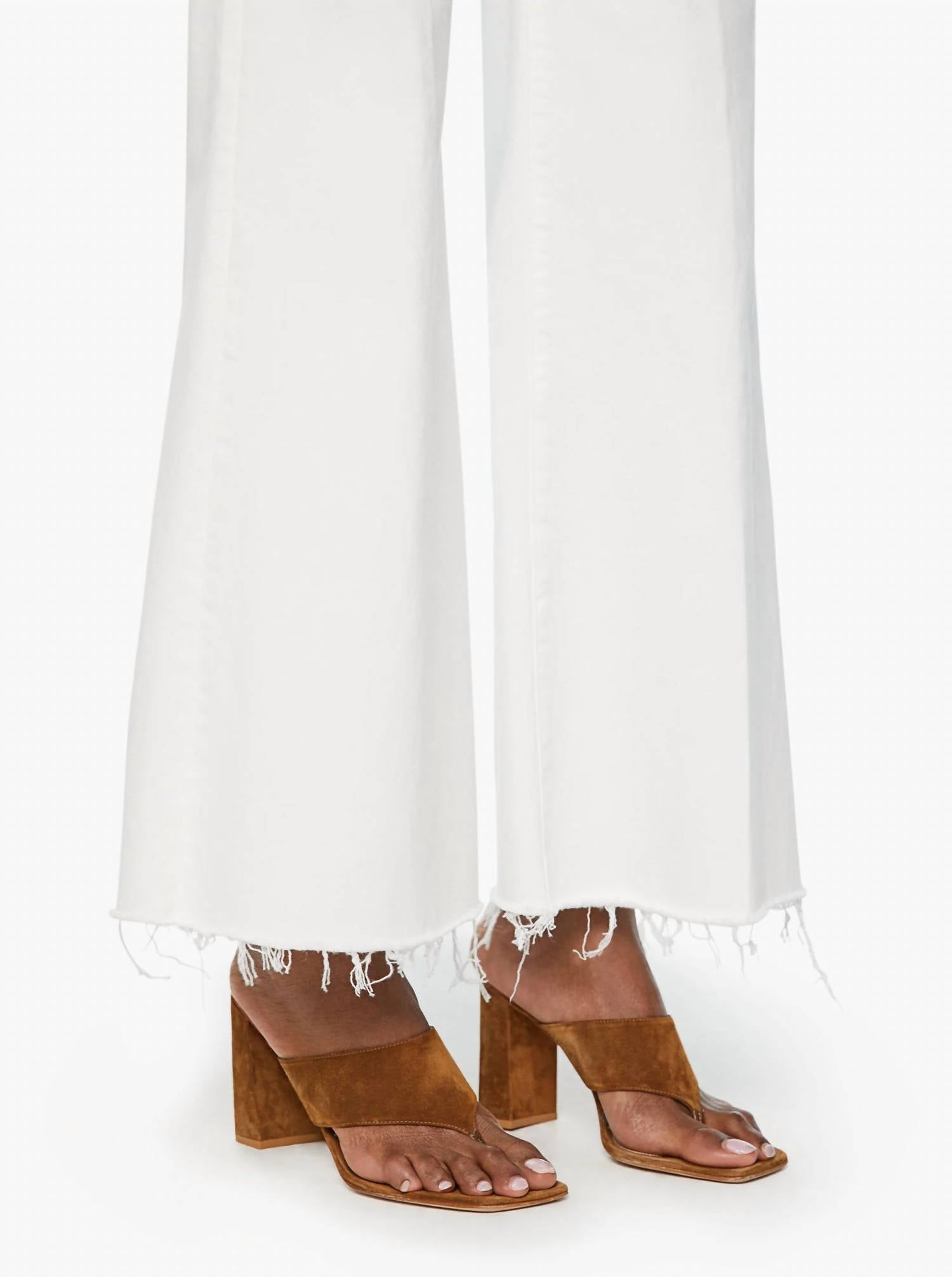 Mother - High-waisted Wide Leg Jeans