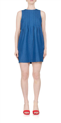 CIAO LUCIA Soledad Mini Dress in chambray - women's dress