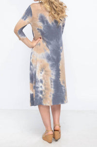 Kmw - Tie Dye A-line Dress
