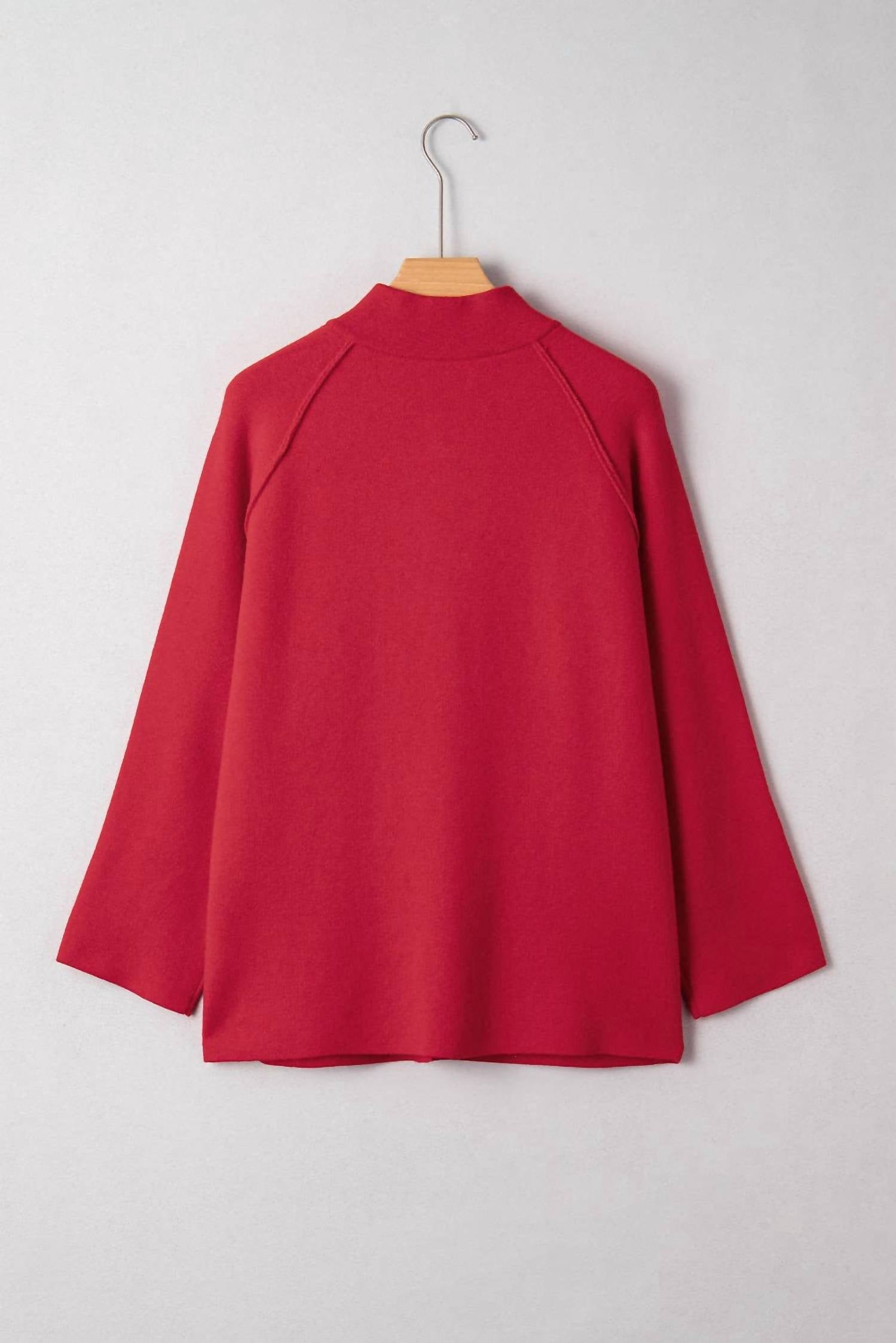 Lovesoft - Collared Button Front Wrapped Cardigan