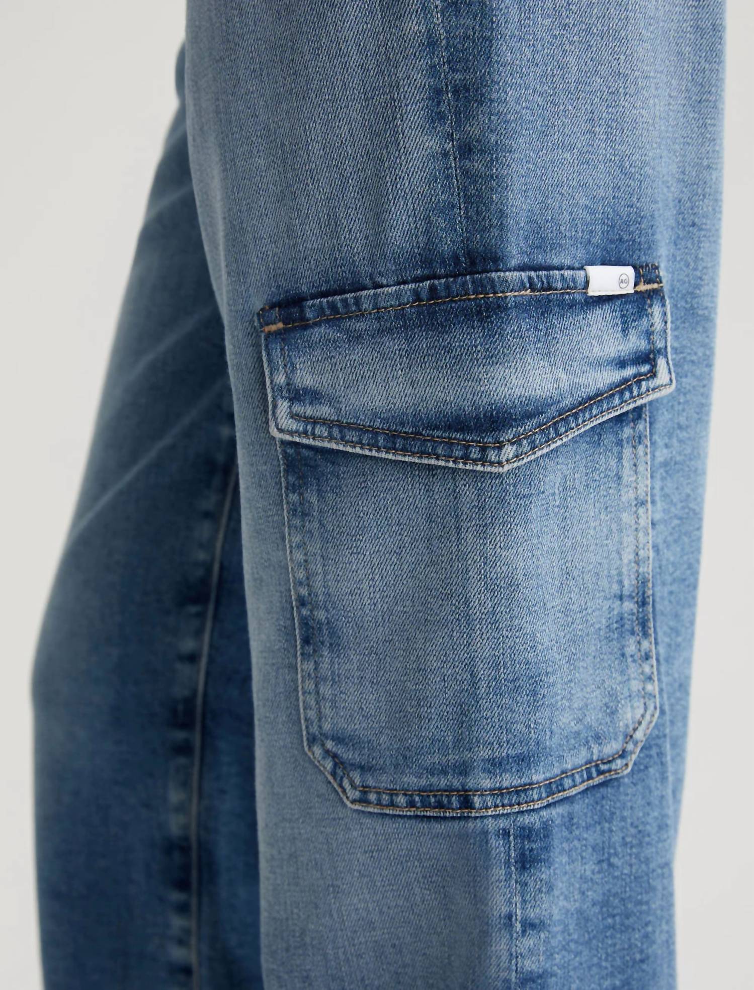Ag Jeans - Gatina Wide Leg Cargo Jeans