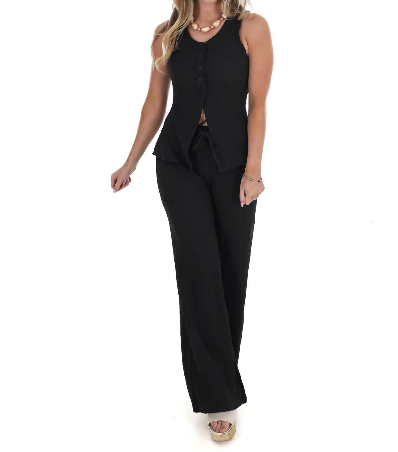 Mustard Seed - Women's Fever Dream Crinkle Two Piece Set