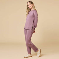 Softies - Dreamtech Crew Tunic With Side Zip & Flood Pant Set