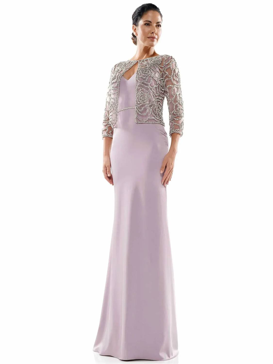 Marsoni By Colors - Classic V Neck Dress