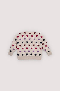 The New Society Cora Sweater in white - kids' sweater - view 5
