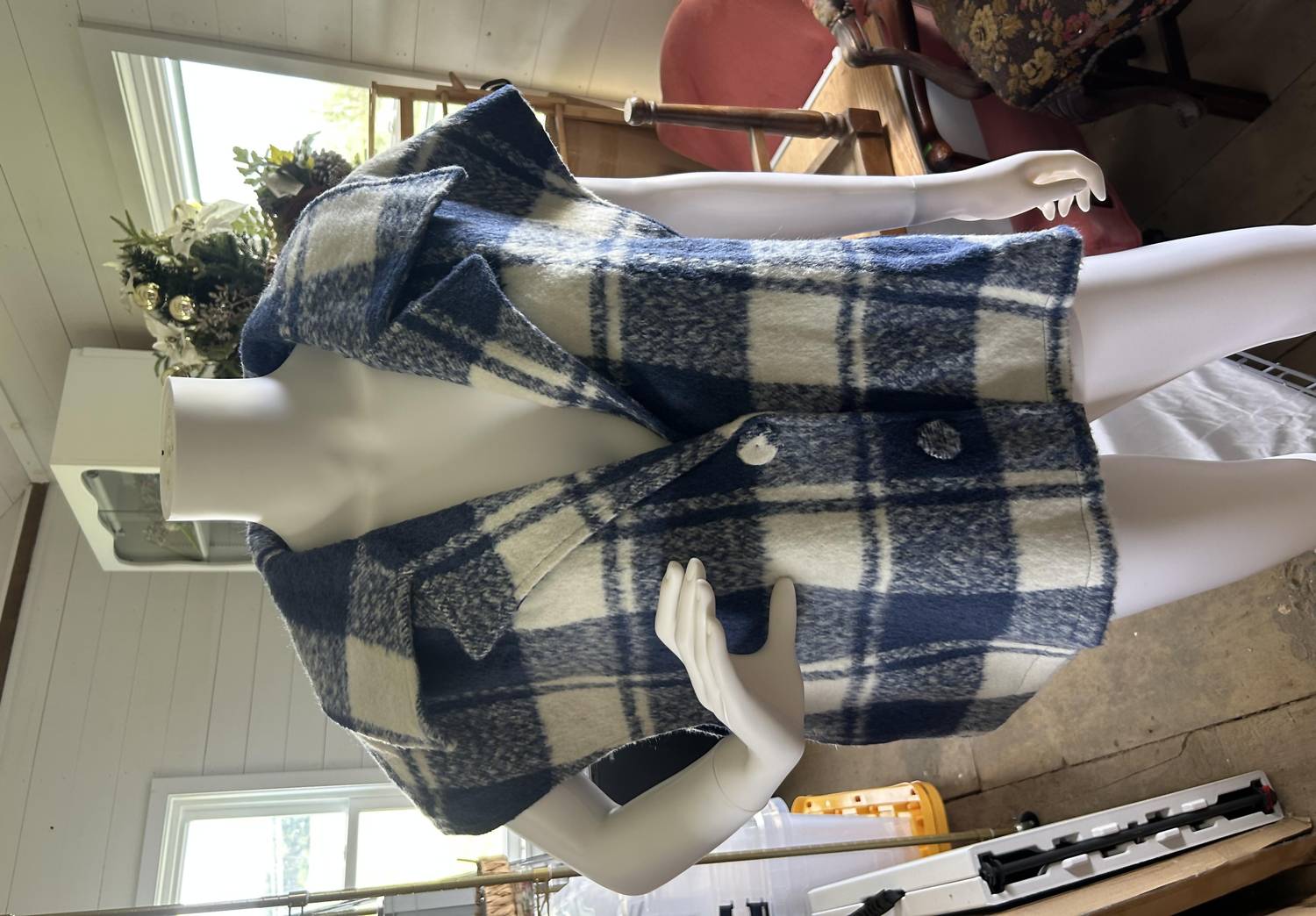 Thml - Women's Plaid Button Up Vest
