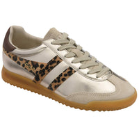 Gola Women's Torpedo Glimmer Safari Sneakers in gold - women's sneaker - detail view