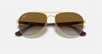 Ray Ban - Pilot Medium Polarized Sunglasses Rb3549 - 001 - T5