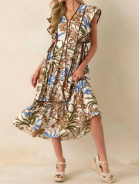 Entro - Bree Floral Midi Dress
