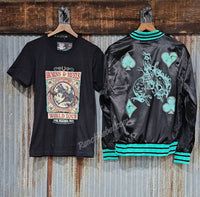 Sterling Kreek - Women's Stacked Deck Satin Bomber Jacket