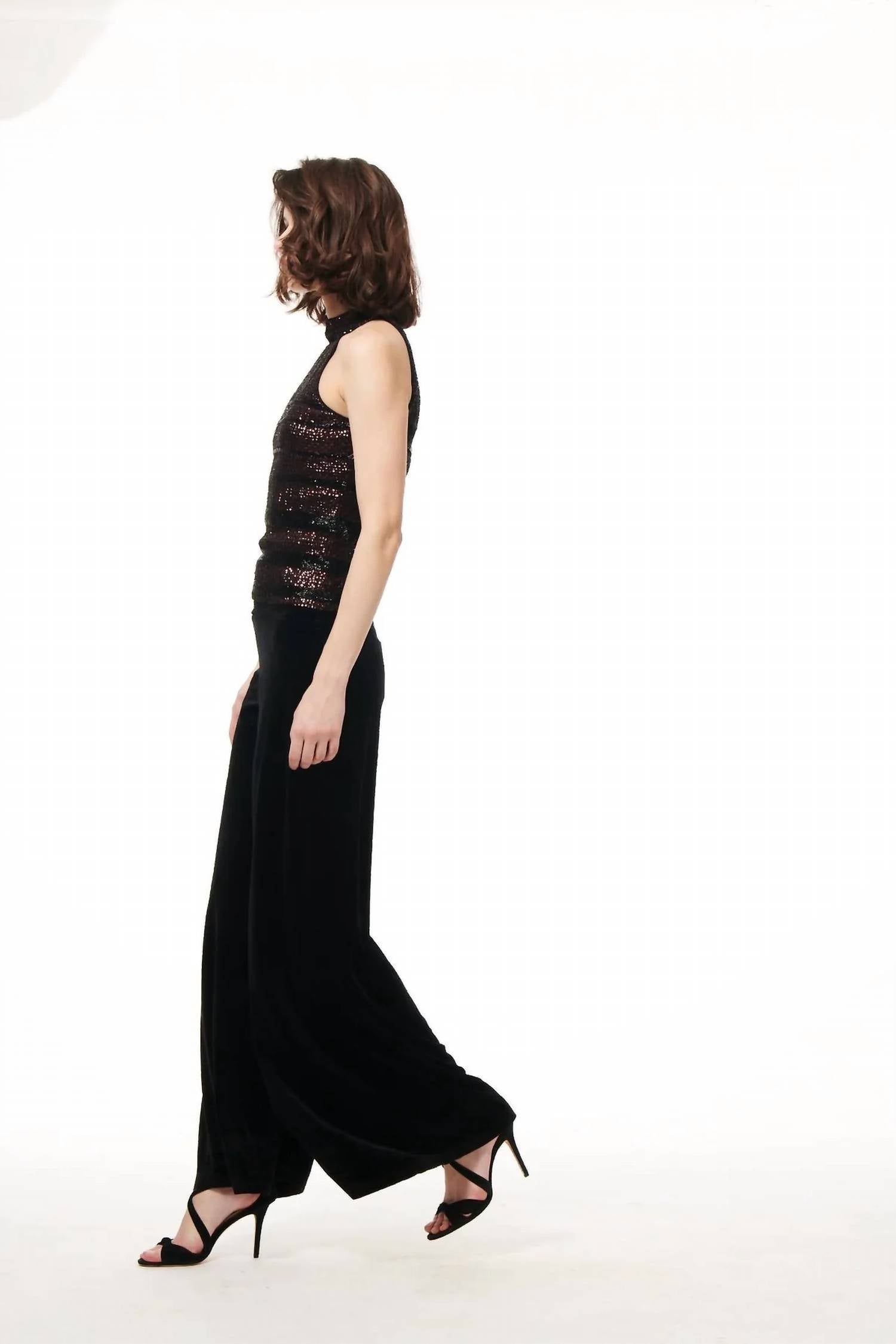 Emily Shalant - Stretch Velvet Pants