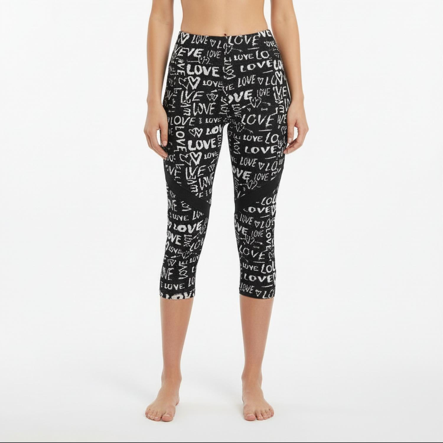 BBrazil Clothing Love Capri Leggings in black - women's pants