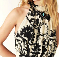 Ba&Sh - Finn Keyhole Sleeveless Belted Jumpsuit