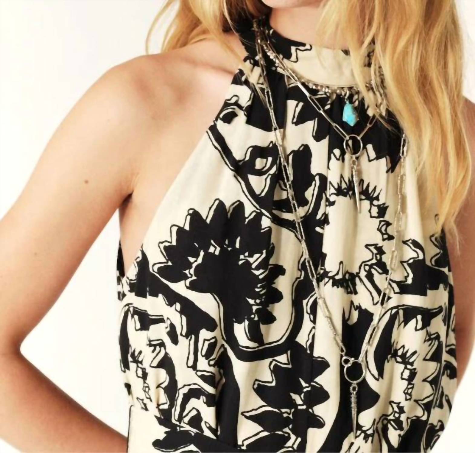 Ba&Sh - Finn Keyhole Sleeveless Belted Jumpsuit