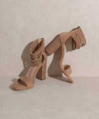 Oasis Society - Women's Blair Thick Ankle Strap Block Heels
