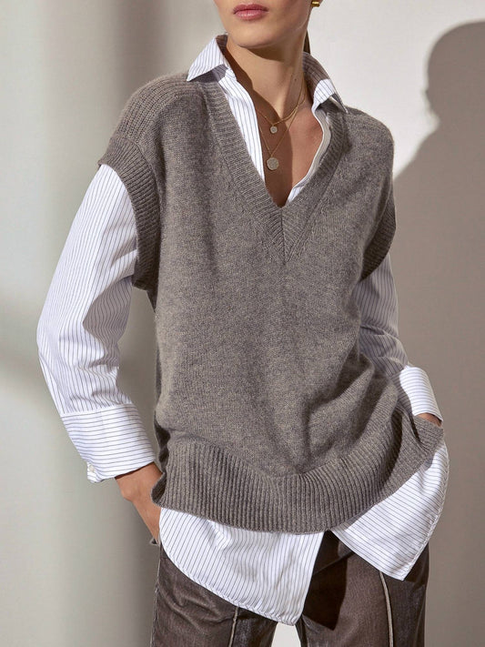 NYE VEST LAYERED LOOKER SWEATER