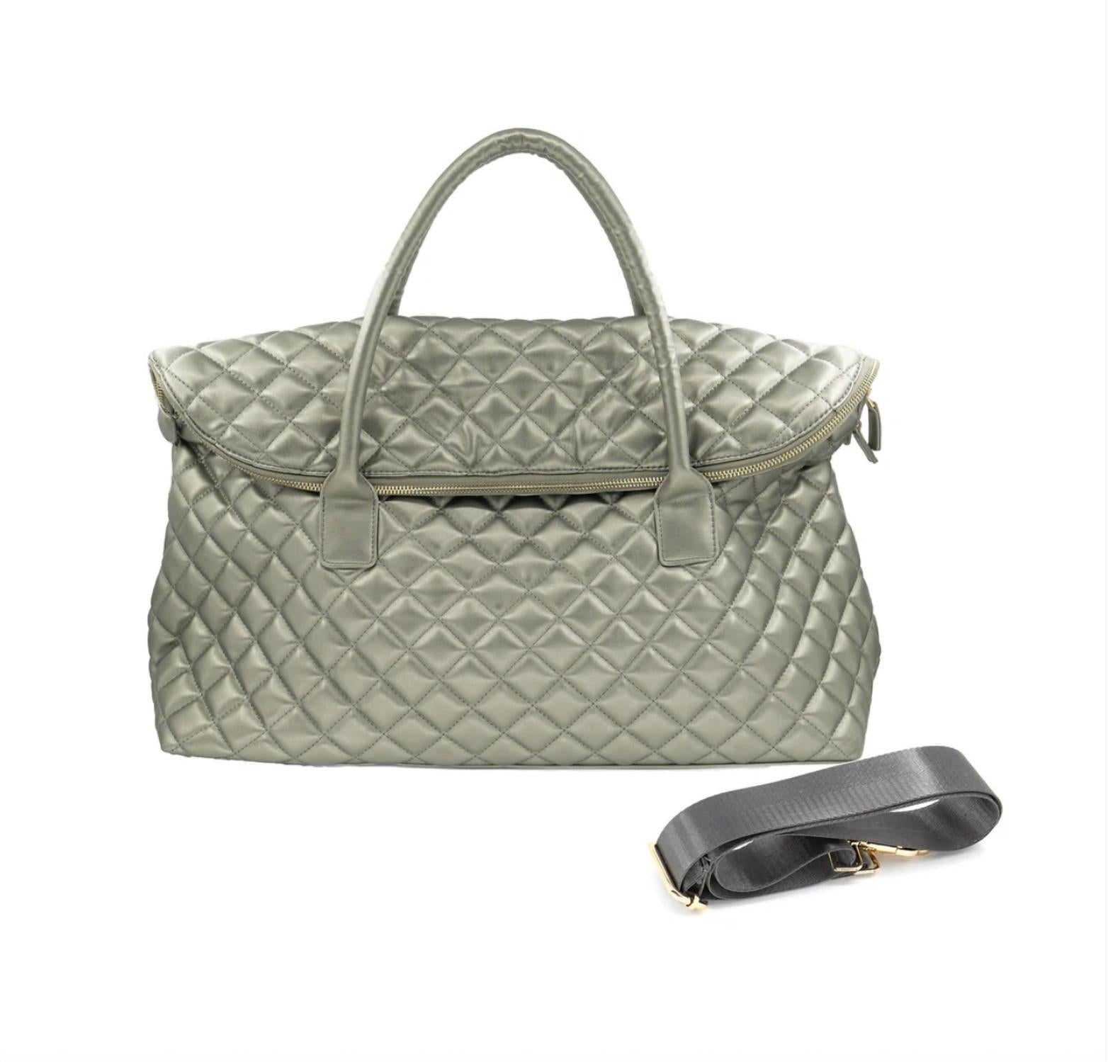 BC Handbags Women's Weekend Bag in pewter - women's bag