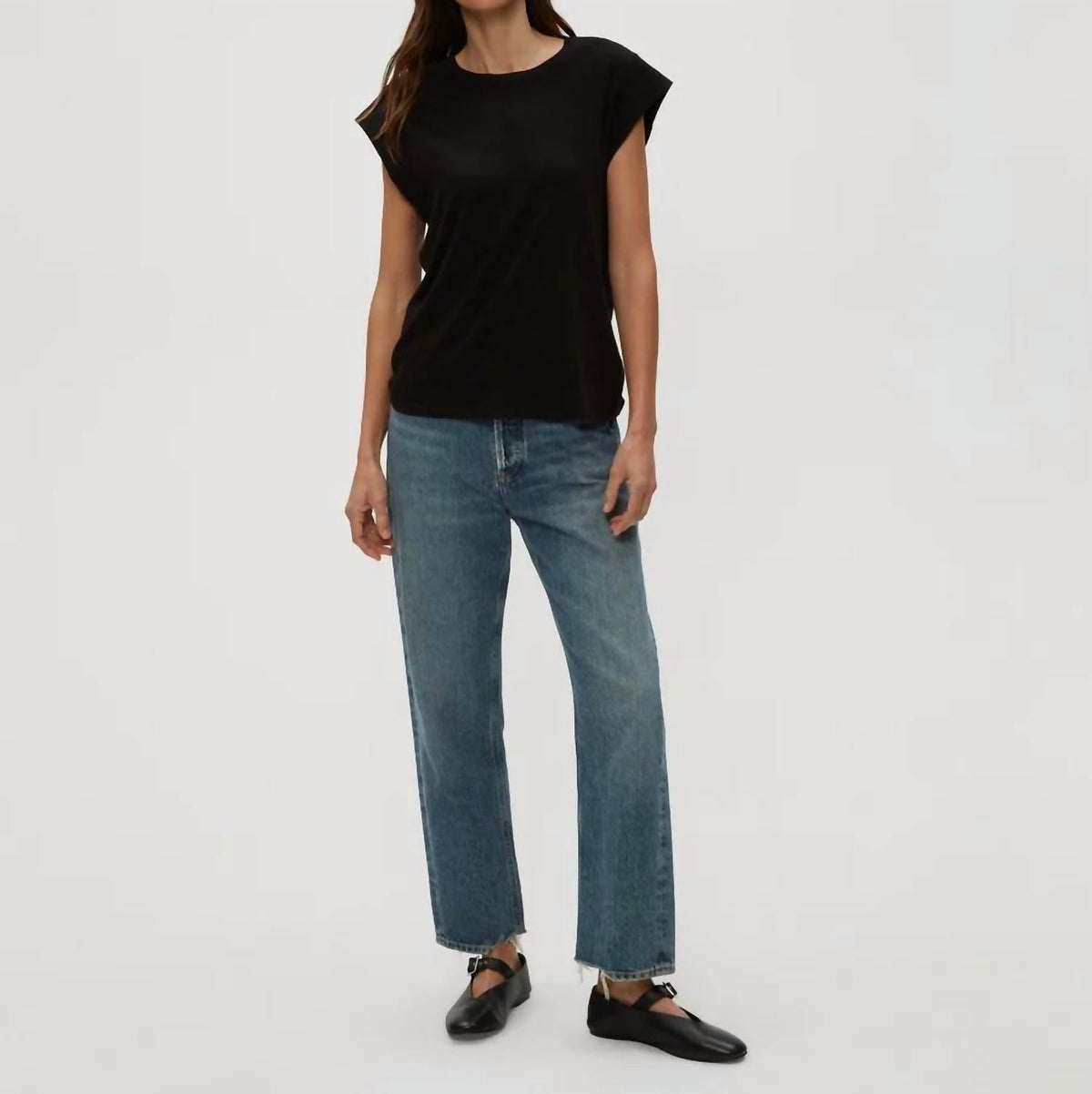 Michael Stars - Joey Power Shoulder Tee