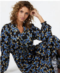 Esqualo - Blue Floral Maxi Dress