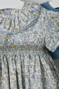 Pi And Pa - Atlantic Handsmocked Dress