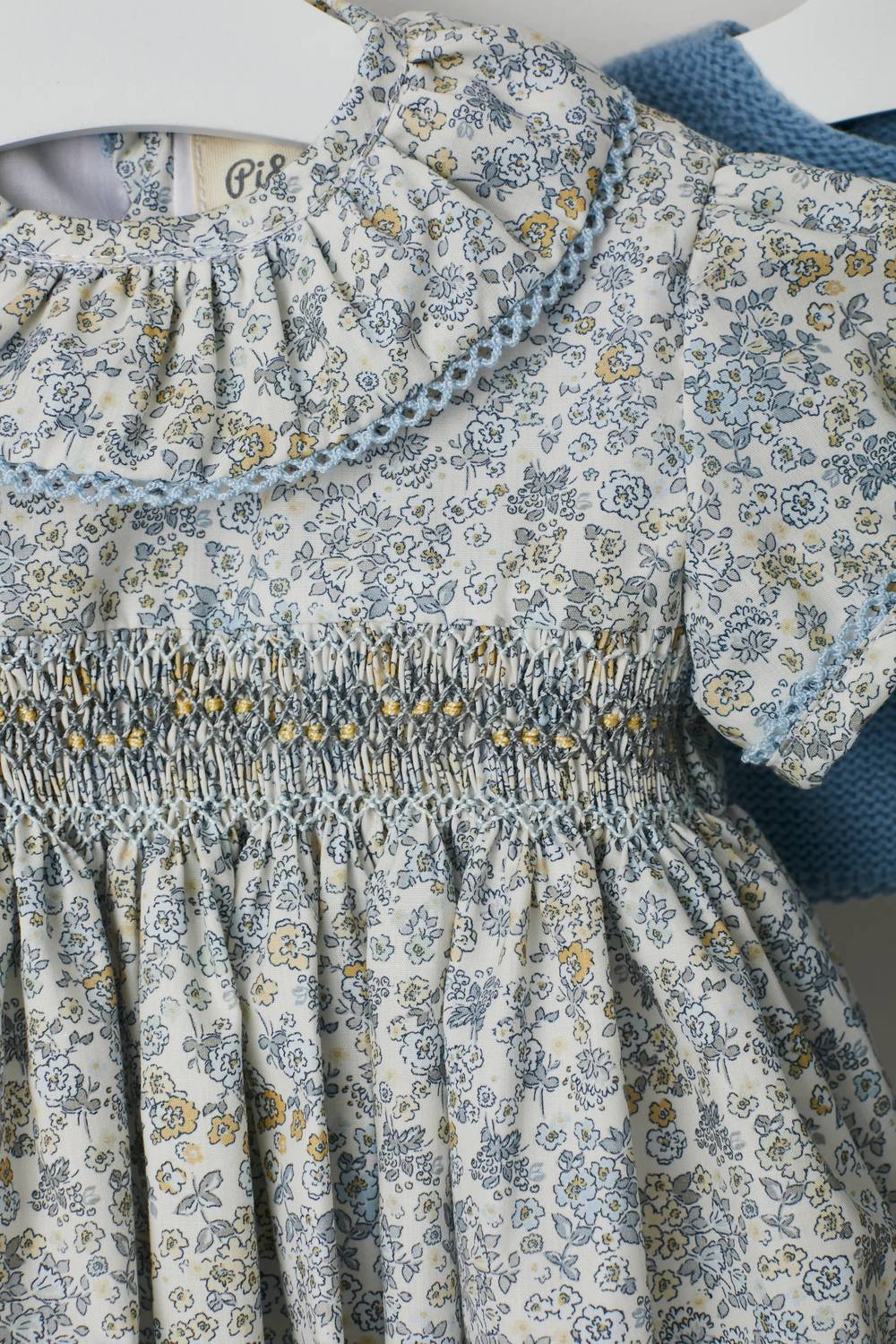 Pi And Pa - Atlantic Handsmocked Dress