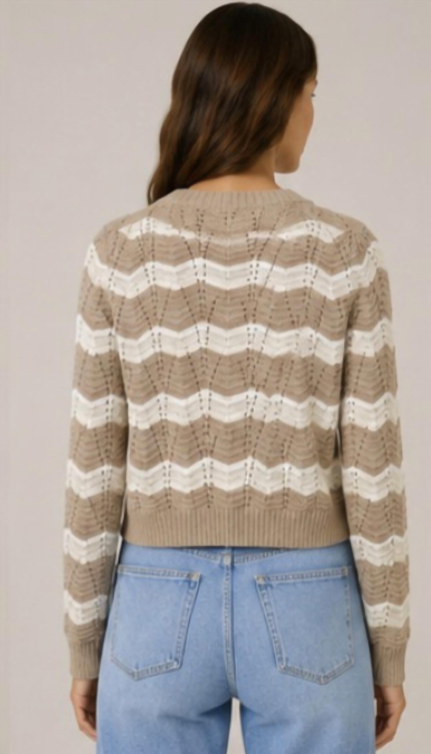J. Society - Ric Rac Stripe Cardigan