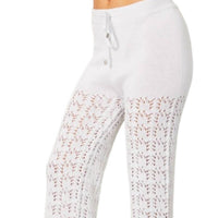 French Kyss - Crochet Drawstring Pants