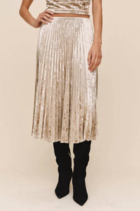 Bella Dahl - Clean Waist Pleated Skirt