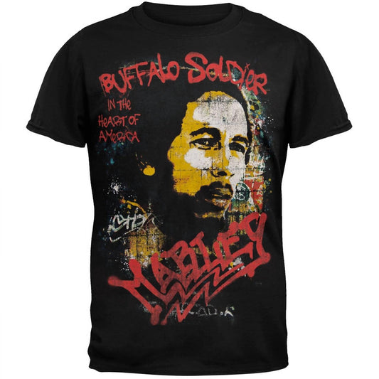 Bob Marley - Heart Of America Short Sleeve T-shirt