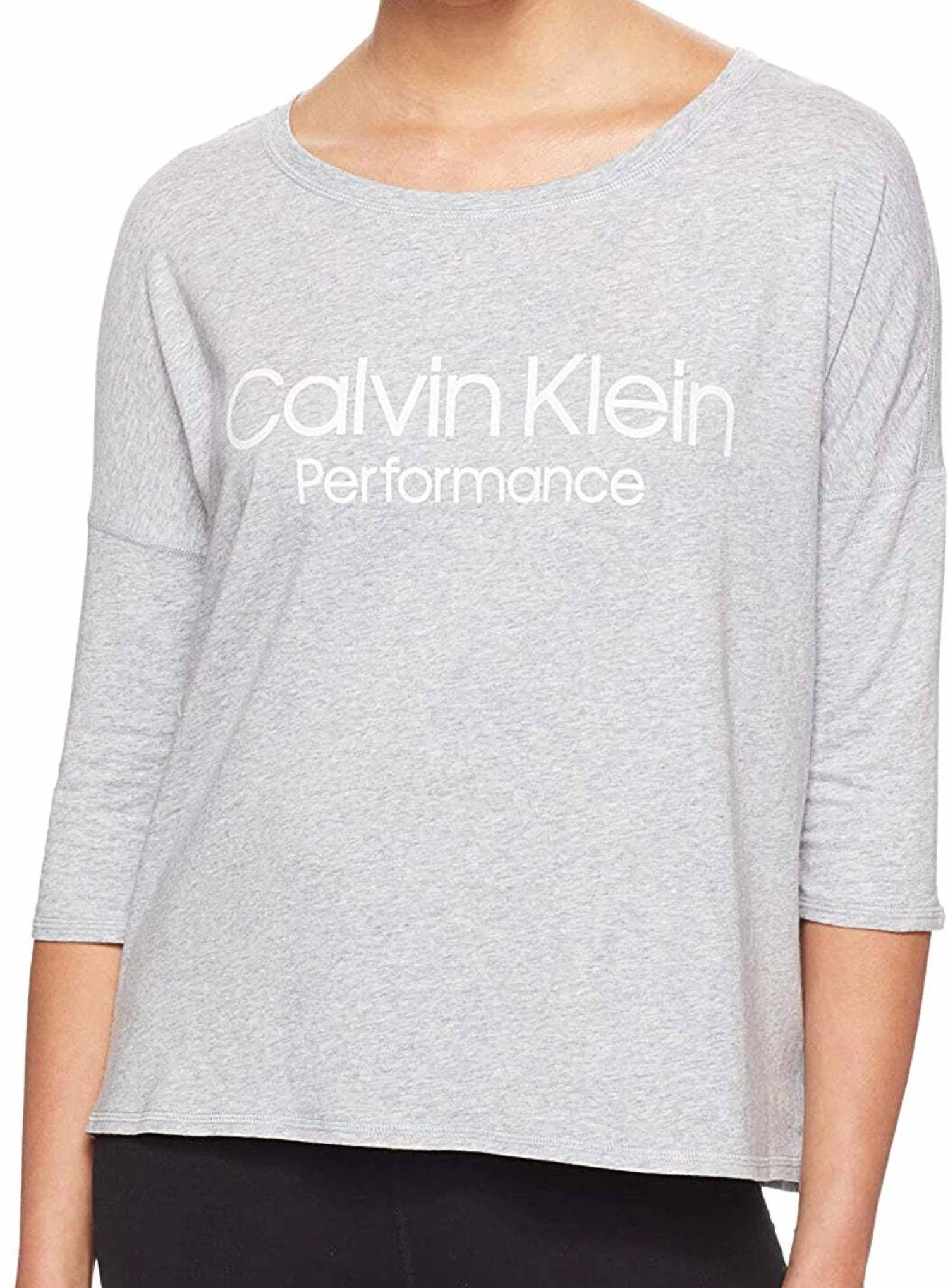Calvin Klein - Calvin Klein Womens Logo Dolman Sleeve Top