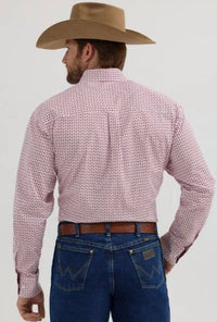 Wrangler - Men's George Strait Stretch Print Shirt