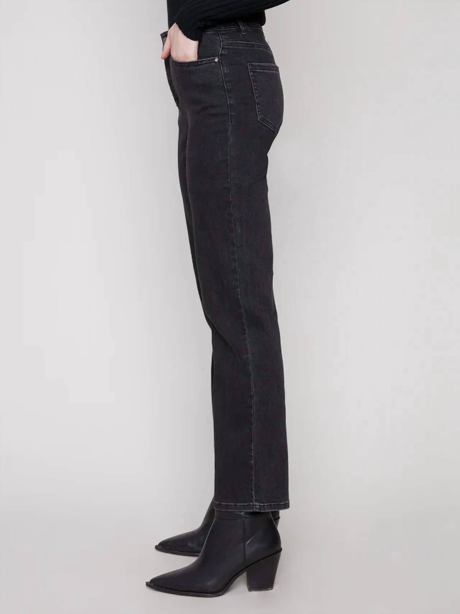 Charlie B - Straight Leg Jeans With Five-pocket Design