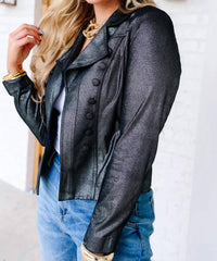 Insight - Liquid Sparkle Metallic Vegan Jacket
