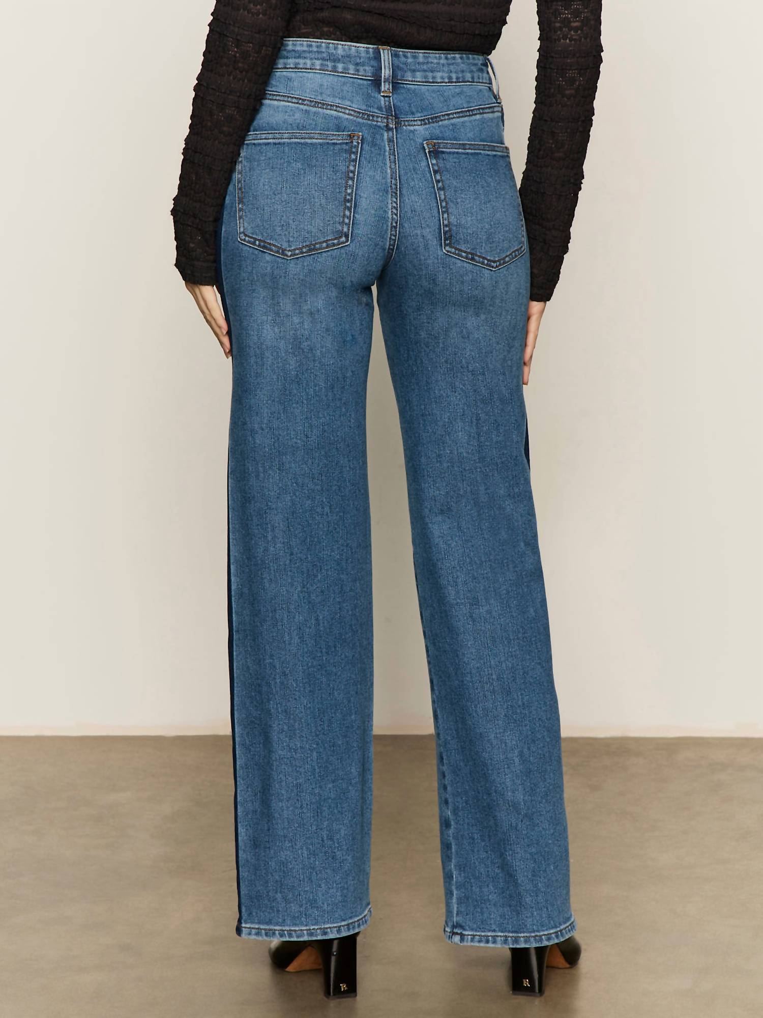 Sanctuary - Tuxedo Relaxed Straight Jean