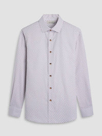 Bugatchi Uomo - Men's Long Sleeve Axel Woven Shaped Shirt