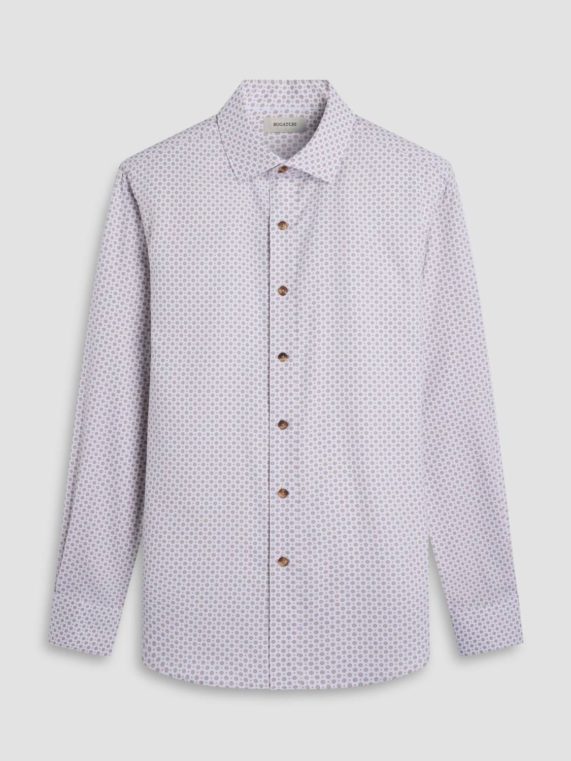 Bugatchi Uomo - Men's Long Sleeve Axel Woven Shaped Shirt