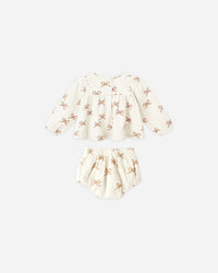 Rylee + Cru - Kids' Sophia Top And Bloomer Set