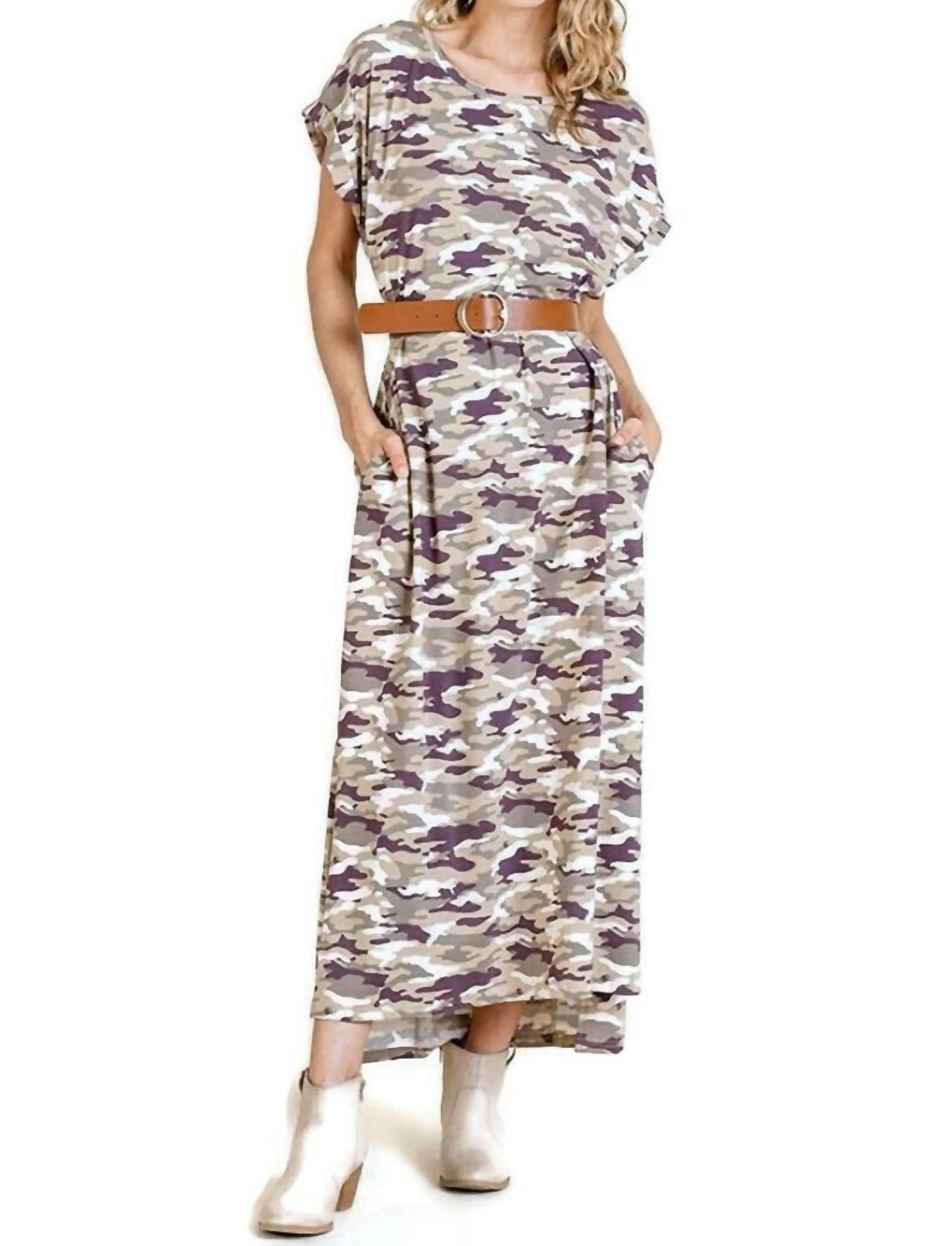 Umgee - Camo Maxi Dress