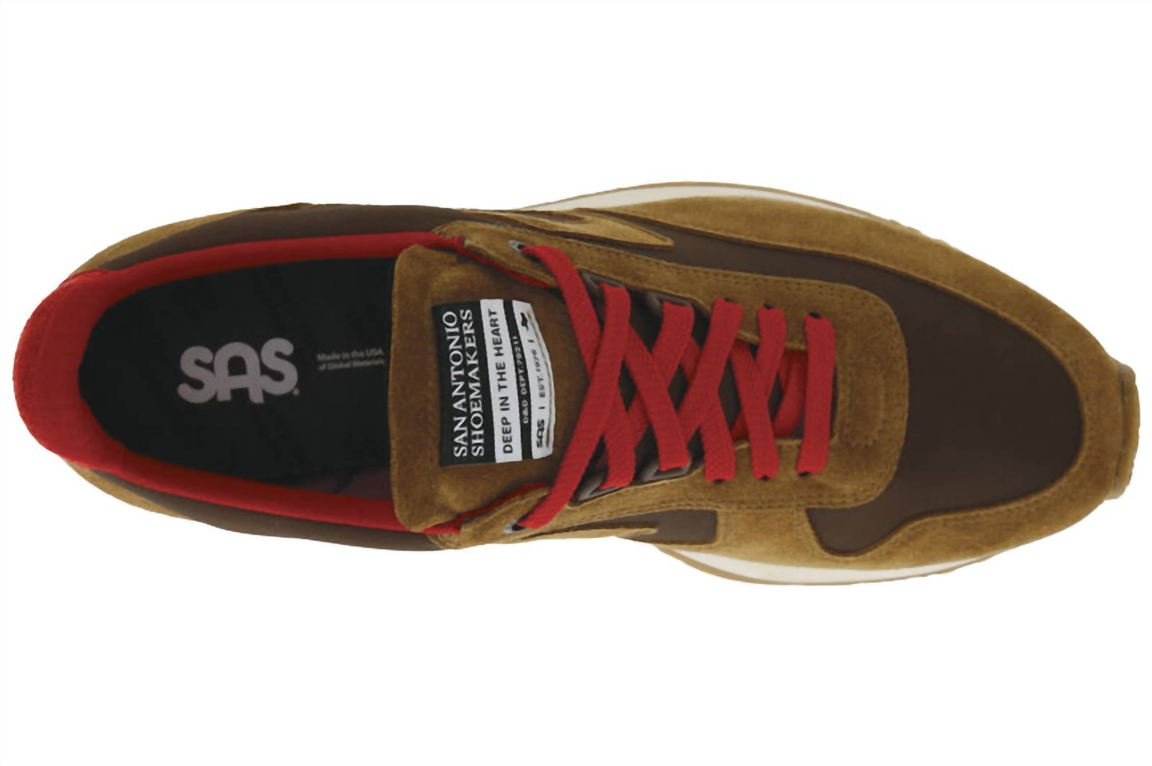 SAS Men's 7eventy6ix-y Shoe in turbinado - men's sneaker - detail view