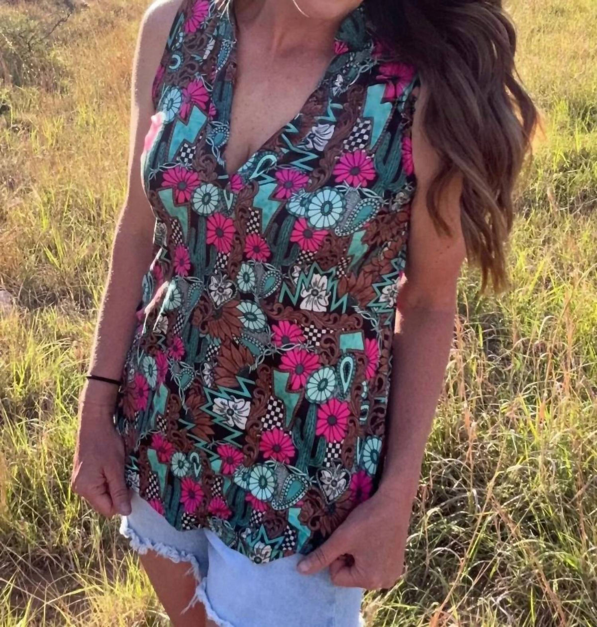 Sterling Kreek - Petal Tattoo Tank